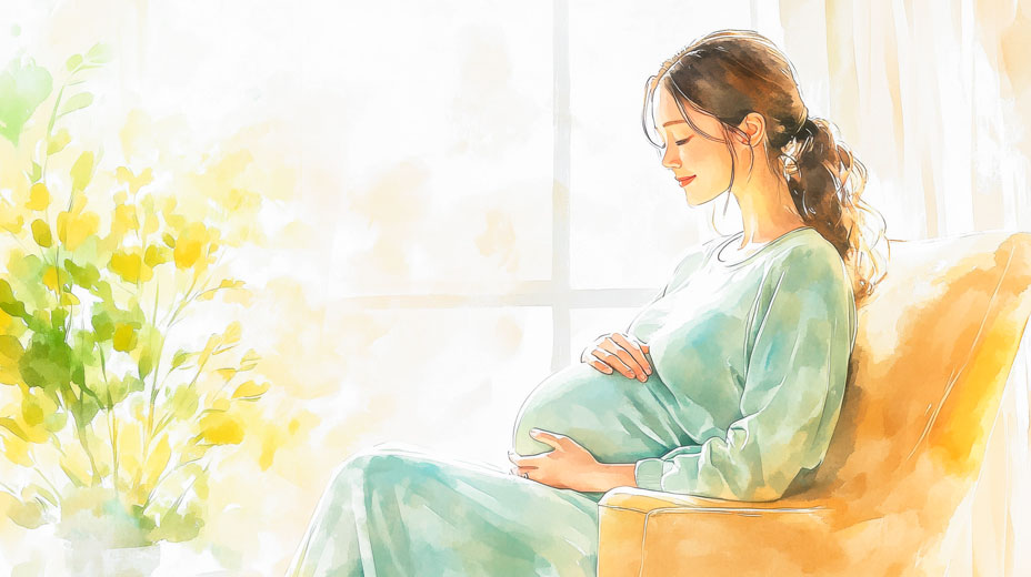 出産を控える妊婦