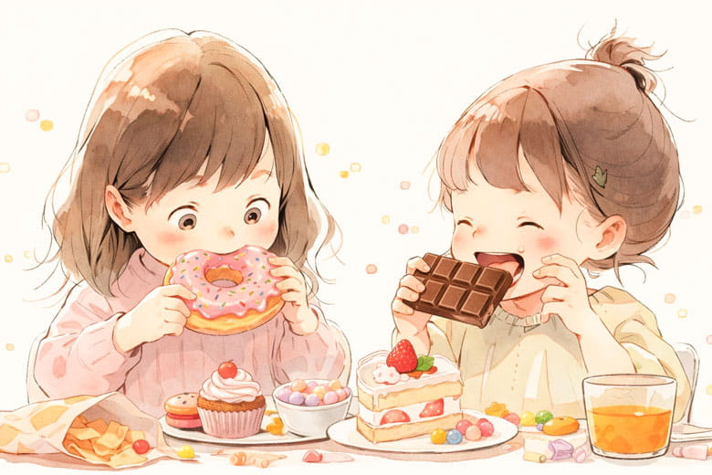食べる少女たち